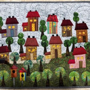 23/04 – MEU VILAREJO - APLICAÇÃO DOBRA COM AGULHA (ADRIANA SLEUTJES)