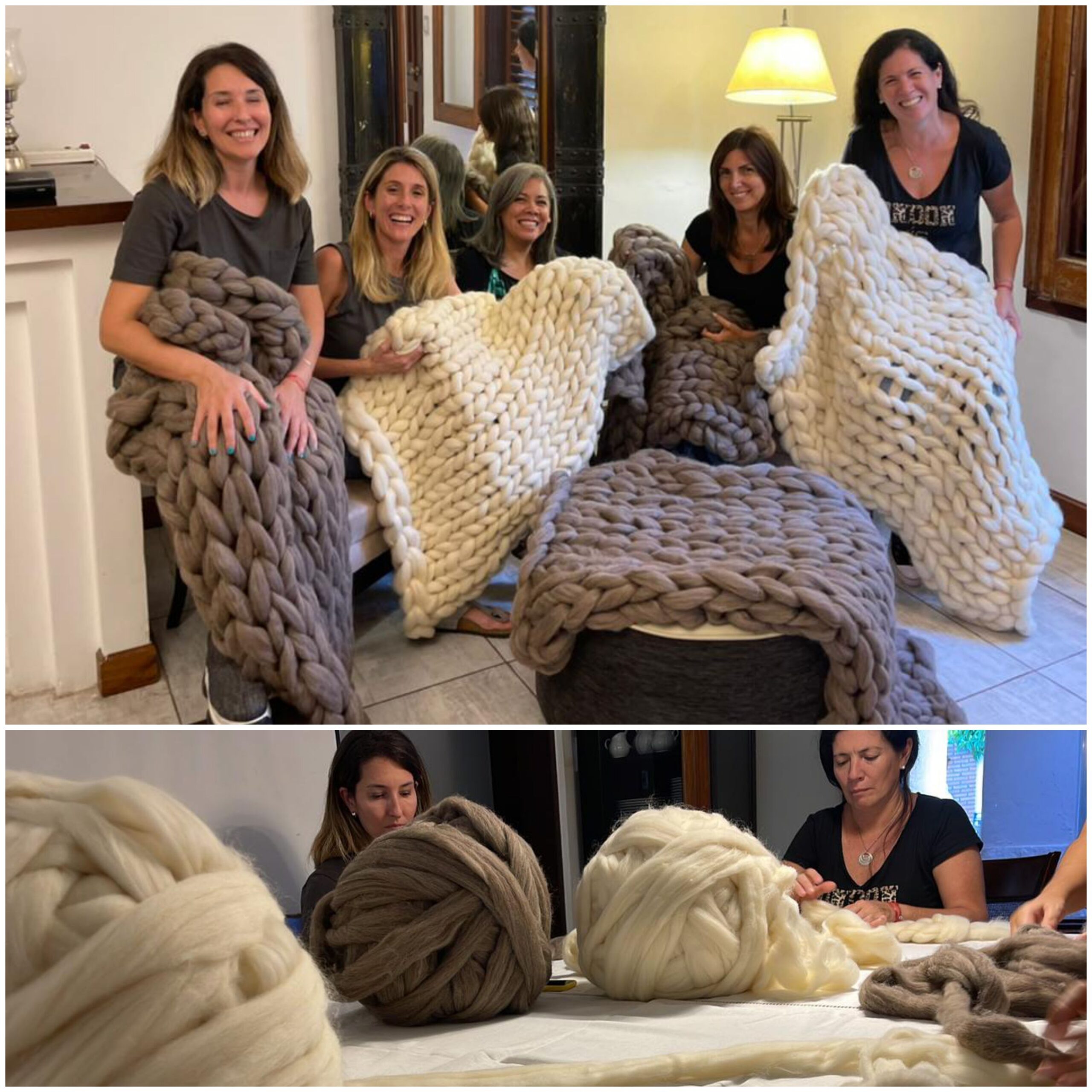 25/04 – MAXI MANTA DE LÃ MERINO - VELLÓN (MARISOL ROMERO) - Imagem 2